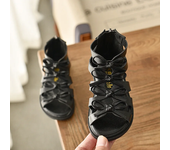Kids Gladiator Roman Shoes 2024 Summer New Girls' Sandals with Sweet Knot Cute Fashion Princess Shoes for Vacation Open Toes