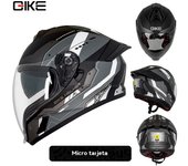 Casco moto integral hombre mujer aire libre trail Deportes Protector