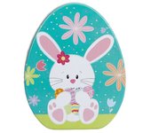 Jewelry Organizer Case Metal Easter Egg Candy Box Exquisite Cartoon Rabbit Iron Box Cut Small Storage Box Gifts