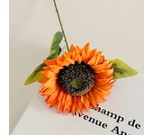 High Quality Sunflower Artificial Sunflowers Fake Silk Flowers Bouquet Yellow Realistic Floral Arrangement Outdoor
