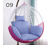 Egg Chair Swing Cushion Cover Thickened Soft Patio Large Breathable Non Deformable Cradle Chair Hang Basket Cushion Cover No Pad