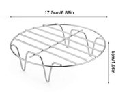 Grid s Tray Racks Air Fryer Accessories Single-layer 6/7/8 Inch Kitchen Supplies Multipurpose Versatile Grill Rack