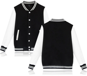 Black Pink Solid Color Baseball Bomber Jacket Men Women Hip Hop Harajuku Jackets Kids Boys Girls Single Coats