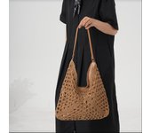 New Straw Woven Bag, Fashionable Handmade Woven Bag, Beach Bag, Shoulder Bag, Women's Bag, Lazy Style Crossbody Bag, Women's Bag