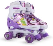 Ruedas De PU Patines Dobles Ajustables Para Niños Con Flash