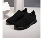 Zapatos para hombre, nuevos zapatos de seguridad transpirables para el trabajo, zapatillas deportivas antideslizantes versátiles a la moda, calzado cómodo para correr