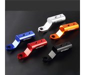 1 Pcs Motorcycle Electric Bike Rearview Mirror Extension Bracket Holder For Mobile Phone Handlebar Mount Stand 10.5mm Screw Hole