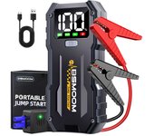 Arrancador de batería de coche, Banco de energía de 8000mAh, cargador de refuerzo de coche, dispositivo de arranque de 12V, refuerzo de emergencia para gasolina y diésel
