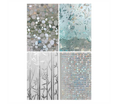 Frosted Glass Adhesive Sticker Electrostatic Window Film Bathroom Glass Privacy Film 3D Matte Decoration Paste20x100cm