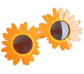 Sunflower Sunglasses Little Daisy Shape Sun Glasses Funny Party Decorative Eyeglasses Plastic Gathering Picnic Photography Props