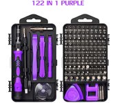 122 in 1 Screwdriver Set Precision Magnetic Screw Driver Bits Torx Hex Bit Handle Mobile Phone Repair Screwdrive Kit Hand Tools