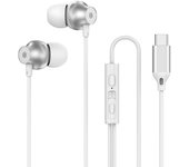 BLUEKAKAIn-ear headphones subwoofer with microphone C-type wired headphones for Samsung Xiaomi VIVO OPPO Huawei mobile phone S23