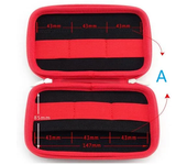 GUANHE-Bolsa organizadora de cables electrónicos de 2,5 pulgadas, unidad Flash USB, tarjeta de memoria, HDD, funda protectora de viaje, bolsas y estuches