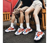 Zapatos Cómodos De Plataforma Para Papá, Zapatillas Retro De Realce, Modelos De Pareja