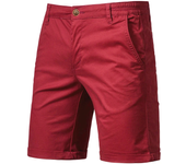 Fashion Mens Business Casual Shorts Summer New Social Elastic Waist Cargo Shorts  Bermuda Beach Gym Shorts Hombre