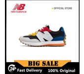 Leten 【Authentic Guarantee】 Official  NB 327 Black Red Blue " Sports Sneakers MS327PBB Warranty 1 Year Work shoes