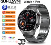 Reloj inteligente Para Hombre Watch 4 Pro 1,53 inch 360*360 AMOLED HD Screen Bluetooth Call GPS NFC Heart Rate Sports Smartwatch Valentine's Day Gift 2025