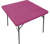 Square Fitted Cover Elastic Tablecloth Dining Kitchen Home PartyStretch Spandex Table Top Topper Slipcover