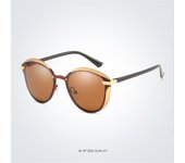 Nuevas gafas de sol, gafas de sol polarizadas de metal, gafas de sol retro de ojo de gato, gafas de sol polarizadas para mujer.