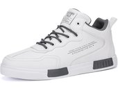 Brand Mens High-top Skateboard Shoes Trend Vulcanized Shoes For Men Breathable Casual Shoes Lace Up High Quality Tenis Masculino