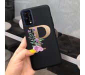 Lovely Alphabet Case For Oppo Realme X7 Pro 5G RealmeX7 Phone Case Silicone Soft Back Cover For Realme X7 X 7 Pro Coque Funda