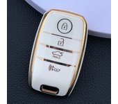 New TPU Car Key Case Cover for Kia Sportage Cerato Optima K2 K3 K4 K5 Rio Picanto K2 Soul Sorento Ski Sedona 4 Button Key Case