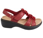 Zapatos fashionable tacón de cuña para mujer, sandalias informales, Verano