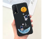 For Vivo Y20 V2029 Case Cute Astronaut Cartoon Soft Cover For Vivo Y20i Y20S Y20A Y20G Y11S Y12S VivoY20 Y 20i Shockproof Bumper