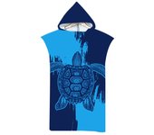Cambio de Bata de baño Changing Towel, Toalla de Poncho de Surf con Capucha Toalla de baño con Capucha para Adultos Toallas Deportivas con Capucha estampadaTalla única-  75cm x 110cm