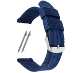 Correa de nailon para reloj, correa de lona tejida de 18mm, 20mm, 22mm y 24mm, pulsera Universal de liberación rápida, pulsera de repuesto suave y transpirable