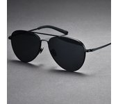 Gafas de sapo piloto retro gafas de sol polarizadas de doble haz gafas de sol beta de titanio para hombre protección UV de cara grande también gafas de conducción