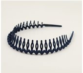 1pcs Plastic Teeth Headbands Non Slip Fashion Effortless Comb Skinny Hair Bands Hair Accessories for Women Headband