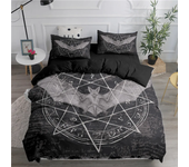 Hallo ween Flying Vampire 3D Bedding Set Bats Duvet Cover Witchcraft 3pcs Comforter Cover Single Double King Bedclothes