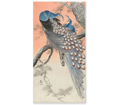 Antique Print Wall Art Lotus Fish Willow Tree Canvas Painting High Mountain Scenery Poster Home Bedroom Living Room Decoration