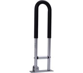 Folding Grab Bar, Toilet Handle, Standing Aid, Padded, Toilet Grab Bars for Seniors / Disabled, Non-Slip Standing Grab Bar