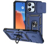 Full Cover For Xiaomi Redmi 12 5G Case For Redmi 12 5G Bumper Push Window Magnetic Phone Holder Back Case For Redmi 12 5G Case