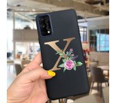 Lovely Alphabet Case For Oppo Realme X7 Pro 5G RealmeX7 Phone Case Silicone Soft Back Cover For Realme X7 X 7 Pro Coque Funda