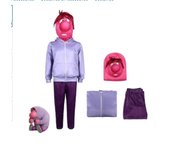 Conjunto de disfraz de cosplay de Inside Out 2 para fiesta de disfraces, mono y body