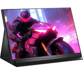 Portable Monitor Gaming UPERFECT 2K 2560*1440 144HZ 17.3" IPS 100%SRGB VESA,USB C travel second monitor, suitable for laptop