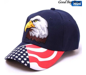 Gorras de Golf con bordado 3D de águila americana y bandera de EE. UU., gorra de béisbol, sombrero de camionero de retazos, sombreros Snapback patrióticos, hombres y mujeres