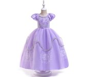 Frozen Purple Sophia Rapunzel Princess Dress Sofia Cosplay Dresses Kids, Birthday Carnival For Girls, Kids Clothes