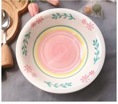 Preciosos Platos Pintados A Mano, Vajilla De Colores, Exquisitos Platos Para Uso Doméstico