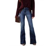 Cowboy Pants for Woman New In High Waist Shot Bell Bottom Trousers Teenagers Luxury Designer Women's Flared Jeans Baggy Clothes