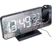 Hot LED Digital Alarm Clock Table Watch Electronic Desktop Clocks USB Wake Up FM Radio Time Projector Snooze Function Alarm