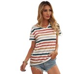 Camiseta de moda para mujer, novedad de verano 2024