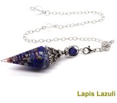 Crystal Healing Stone Quartz Pendulums Spiritual Hexagonal Pointed Resin Witchcraft Supplies Balancing Accessories Divination