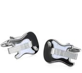 Men's high-quality punk music cufflinks, piano design, drums, saxophone, guitar, horn, hip-hop atmosphere fist button