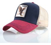 Fashion Trucker Caps With Embroidery Goat Patch Four Seasons Snapback Baseball Cap For Men Women Adjustable Visor Hat