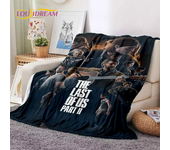3D The Last of Us Horror Game TV Joel Pedro Soft Blankets,Keep Warm Throw Blanket Comfortable Blanket for Beds Sofa Home Bedroom