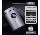 Maquinilla de afeitar eléctrica para hombre, pequeña, de acero, nueva mini maquinilla de afeitar portátil para novio